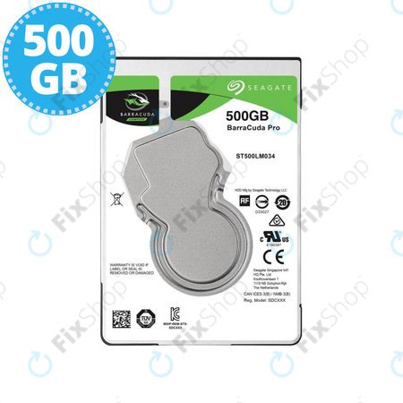 Seagate Mobile Barracuda Pro - HDD 2.5" 500GB (7200RPM, Cache 128MB, SATA 6Gb/s) - ST500LM034