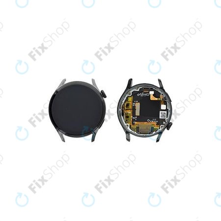 Huawei Watch 3 Galileo-L11E - LCD Displej + Dotykové Sklo + Rám (Black) - 02354JHA Genuine Service Pack