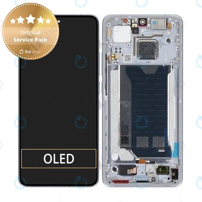 Xiaomi Poco F7 Pro 5G - LCD Displej + Dotykové Sklo + Rám (Blue) - 56002100O1100 Genuine Service Pack