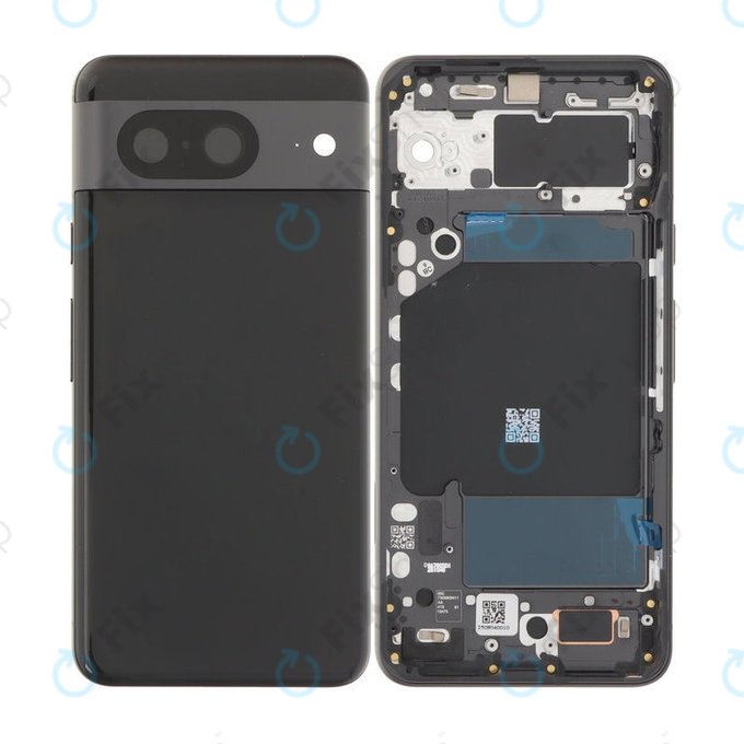 Google Pixel 8 - Bateriový Kryt Komplet (Obsidian)