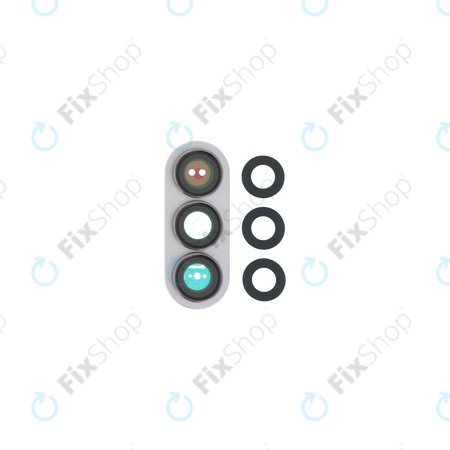 Samsung Galaxy Z Fold 7 F966B - Sklíčko Zadní Kamery + Rám (Silver Shadow)