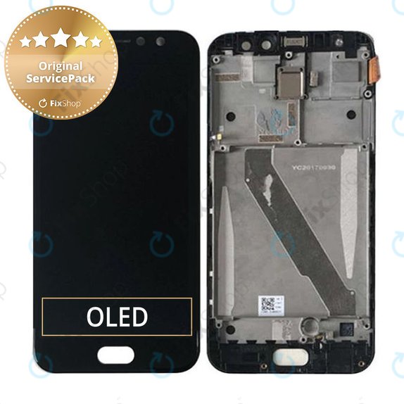 Asus Zenfone 4 Selfie Pro ZD552KL - LCD Displej + Dotykové Sklo + Rám (Deepsea Black) - 90AZ01M7-R20010, 90AZ01M7-R20011 Genuine Service Pack