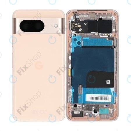 Google Pixel 8 GKWS6 G9BQD - Bateriový Kryt (Rose) - G949-00565-01 Genuine Service Pack