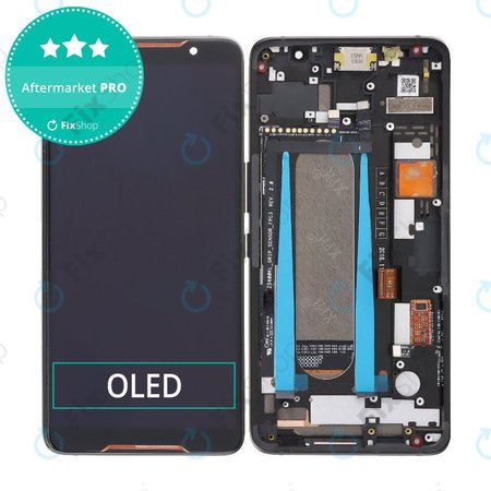 Displej OLED pro Asus ROG ZS600KL, Dotykové sklo s rámem