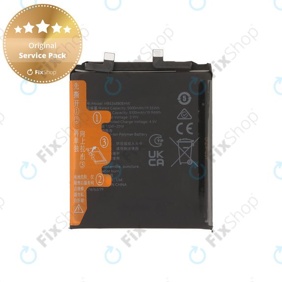 Baterie pro Honor Magic5 Pro PGT-N19, 5100mAh, HB536880EHW, Genuine Service Pack