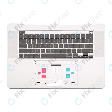 Apple MacBook Pro 16" A2141 (2019) - Horní Rám Klávesnice + Klávesnice US (Silver)