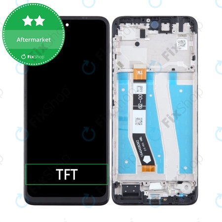 Motorola Moto G14 - LCD Displej + Dotykové Sklo + Rám (Steel Gray) TFT