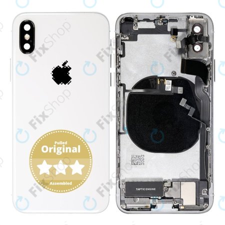 Apple iPhone XS - Zadní Housing (Silver) Pulled
