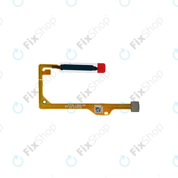 Huawei P Smart (2021) - Senzor Otisku Prsta + Flex Kabel (Crush Green) - 23100614 Genuine Service Pack