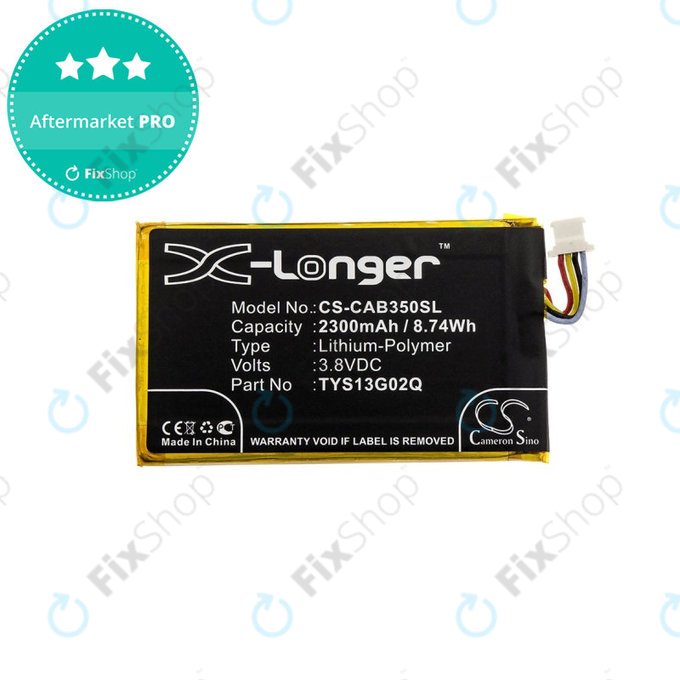 Baterie pro Caterpillar CAT B35, 2300mAh, Li-Pol, 3.8 V, TYS13G02Q, HQ