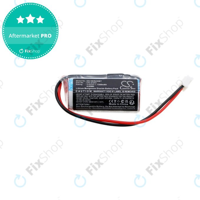 Baterie pro Verisure, 1350mAh, Li-MnO2, 3V, CR-2/3AZ, HQ