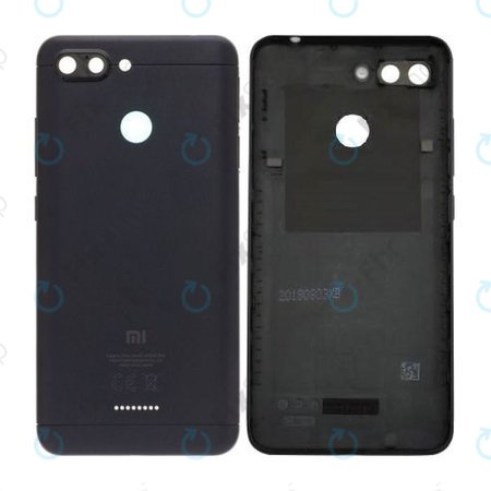 Xiaomi Redmi 6 - Bateriový Kryt (Black)