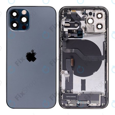 Apple iPhone 12 Pro - Zadní Housing s Malými Díly (Blue)