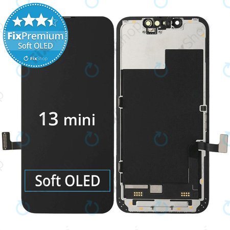 Apple iPhone 13 Mini - LCD Displej + Dotykové Sklo + Rám Soft OLED FixPremium