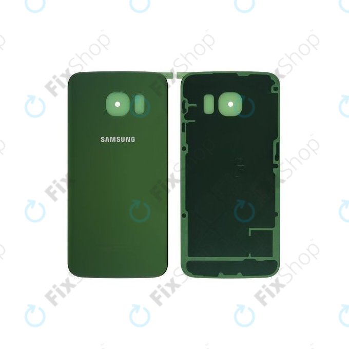 Samsung Galaxy S6 Edge G925F - Bateriový Kryt (Green Emerald) - GH82-09602E Genuine Service Pack