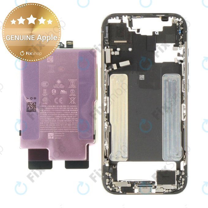 Střední Rám s Baterií pro iPhone 17 Air | Light Blue | ZD076-00719 | Genuine Apple