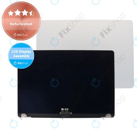 Apple MacBook Air 15" M2 A2941 (2023), M3 A3114 (2024) - LCD Displej + Přední Sklo + Kryt (Silver) Refurbished