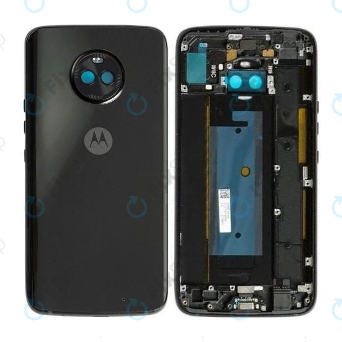 Motorola Moto X4 XT1900 - Bateriový Kryt (Super Black) - 5S58C09155 Genuine Service Pack
