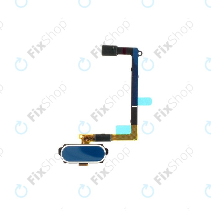 Samsung Galaxy S6 G920F - Tlačítko Domů + Flex Cable (Blue Topaz) - GH96-08166D Genuine Service Pack