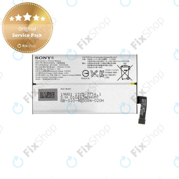 Sony Xperia 10 - Baterie SNYSQ68 2870mAh - 1315-7716 Genuine Service Pack