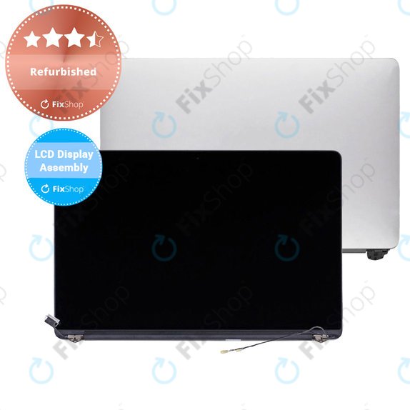 Apple MacBook Pro 15" A1398 (Mid 2012 - Early 2013) - LCD Displej + Přední Sklo + Kryt Refurbished