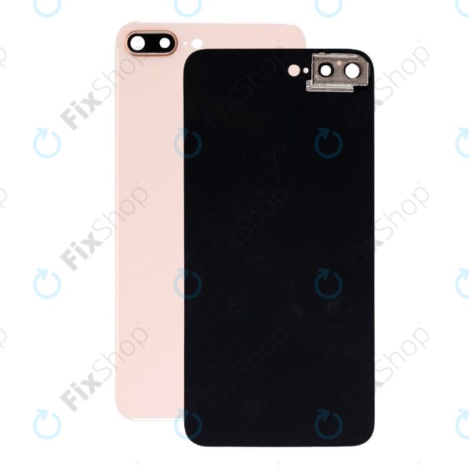 Apple iPhone 8 Plus - Sklo Zadního Housingu s Držákem Kamery (Gold)