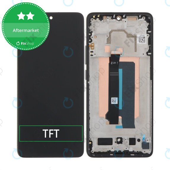 Xiaomi Poco X6 Pro - LCD Displej + Dotykové Sklo + Rám (Black) TFT