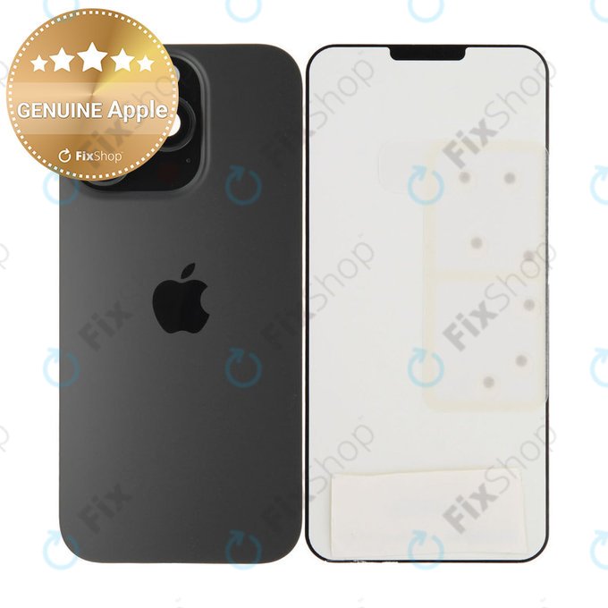 Sklo Zadního Housingu pro iPhone 16 Pro | Black Titanium | 661-42722 | Genuine Apple