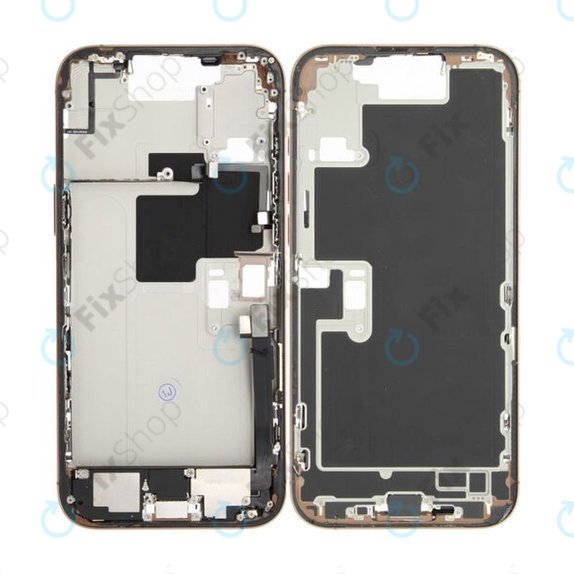 Apple iPhone 16 Pro Max - Střední rám + Tlačítka zapínání + Hlasitosti (Desert Titanium)