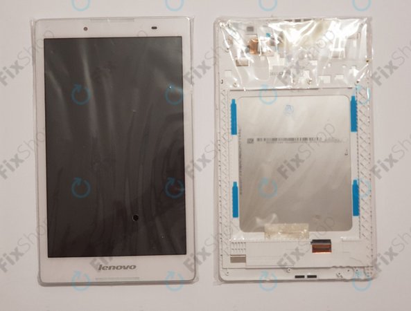 Lenovo TAB 2 A8-50 - LCD Displej + Dotykové sklo + Rám (Bílá) - 5D68C02330