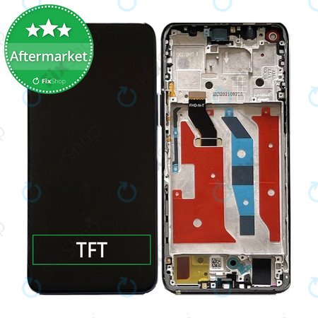 Honor 50 Lite - LCD Displej + Dotykové Sklo + Rám (Midnight Black) TFT