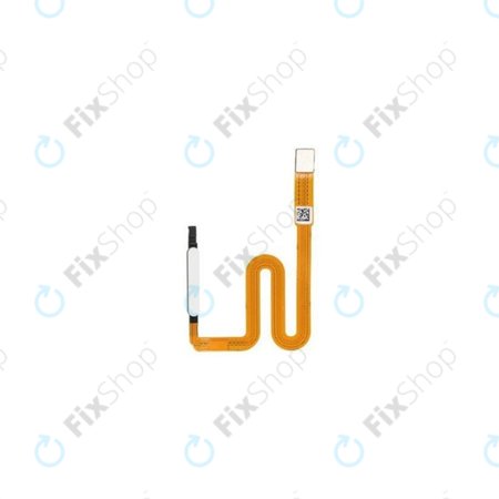 Samsung Galaxy A03s A037G - Senzor Otisku Prstu + Flex Kabel (White) - GH81-21251A Genuine Service Pack