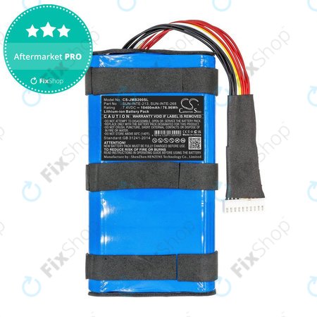 Baterie pro JBL Boombox 2, 10400mAh, Li-Ion, 7.4V, SUN-INTE-213, HQ