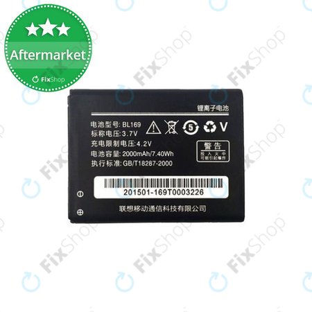 Lenovo A789, A6010 - Baterie BL169 2000mAh