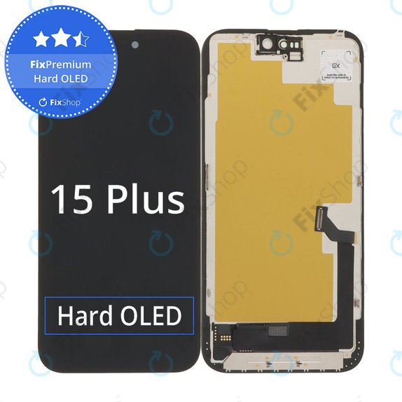 Apple iPhone 15 Plus - LCD Displej + Dotykové Sklo + Rám Hard OLED FixPremium