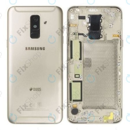 Samsung Galaxy A6 Plus A605 (2018) - Bateriový Kryt (Gold) - GH82-16431D Genuine Service Pack