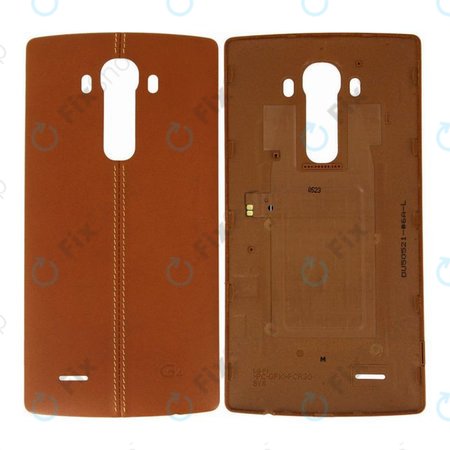LG G4 H815 - Bateriový Kožený Kryt + NFC (Leather Brown)