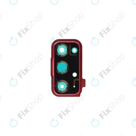 Samsung Galaxy S20 FE G780F - Rám Sklíčka Zadní Kamery (Cloud Red) - GH98-46057E Genuine Service Pack