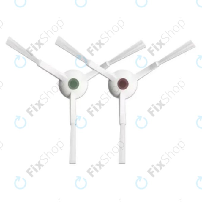 Ecovacs Deebot N-series, T-series, Ozmo-series, X-series - Boční Kartáč (Bílý) - 2ks