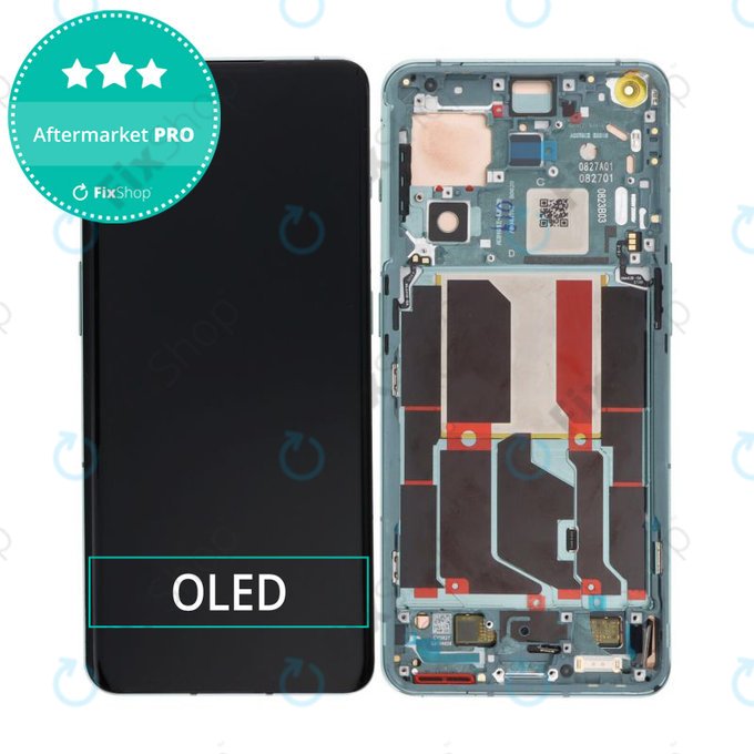 OnePlus 10 Pro NE2210 NE221 - LCD Displej + Dotykové Sklo + Rám (Emerald Forest) OLED