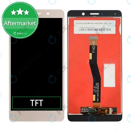 Huawei Honor 6X - LCD Displej + Dotykové Sklo (Gold) TFT