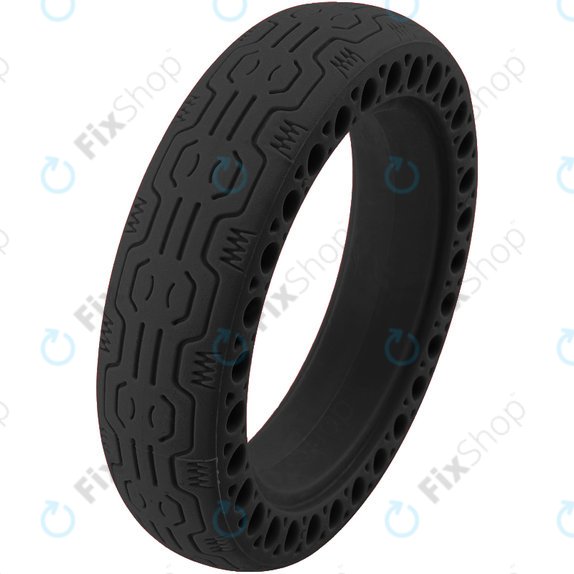 Xiaomi Mi Electric Scooter 1S, 2 M365, Essential, Pro, Pro 2 - Odolná Plná Bezdušová Pneumatika (Typ 2) (Black)