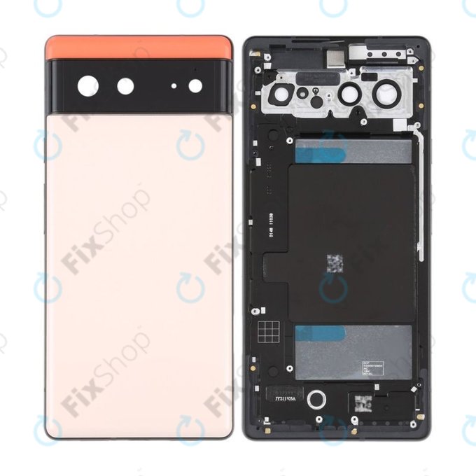 Google Pixel 6 - Zadní Housing (Kinda Coral)