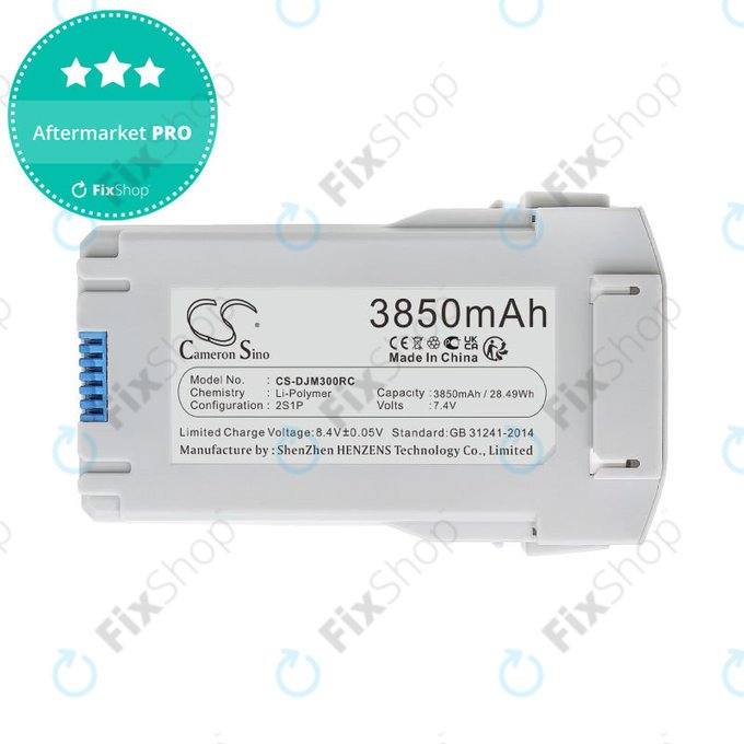 Baterie pro DJI Mini 3, Mini 3 Pro, Mini 4, Mini 4 Pro, 3850mAh, Li-Pol, 7.4V, BWX162-2453-7.38, HQ