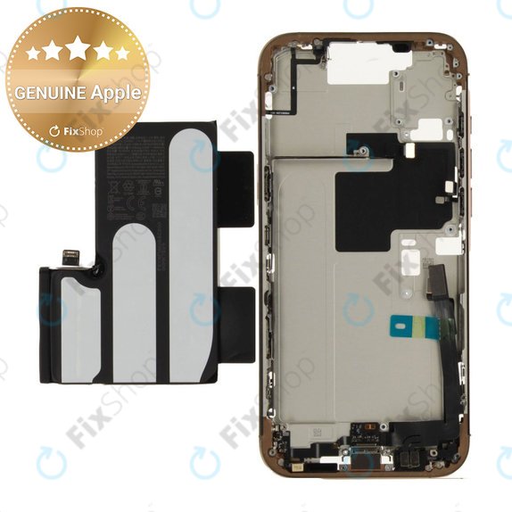 Střední Rám s Baterií pro iPhone 16 Pro Max | Desert Titanium | ZD076-00695 | Genuine Apple