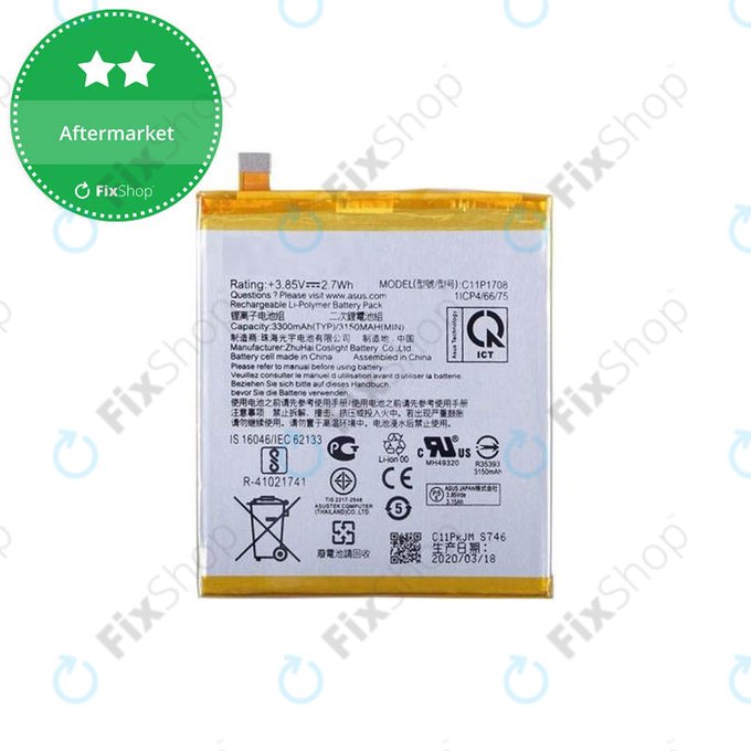 Asus Zenfone 5 ZE620KL, 5z ZS620KL - Baterie C11P1708 3300mAh