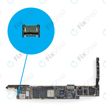 Apple iPad Air - Konektor Základní Desky a SIM citace
