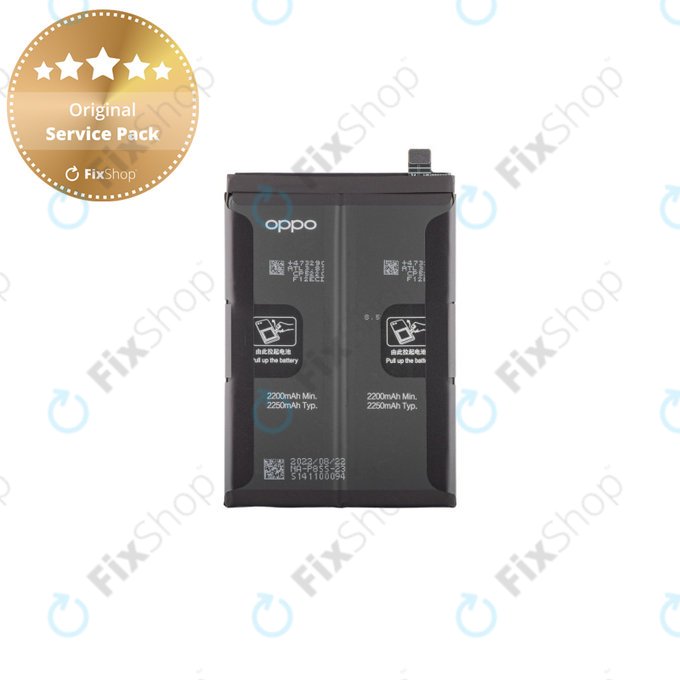Baterie pro Oppo Reno 7 5G, Find X5 Lite, 4500mAh, 4909886, Genuine Service Pack