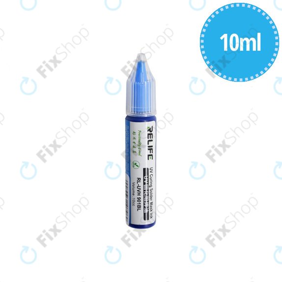 Relife RL-UVH901BL - UV Vytvrditelná Pájecí Maska - 10ml (Modrá)