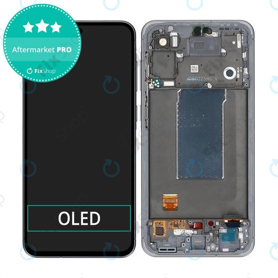Samsung Galaxy A56 A566E - LCD Displej + Dotykové Sklo + Rám (Awesome Graphite) OLED